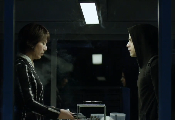 White Rose (left) is Mr. Robot's most powerful character