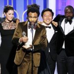 Donald Glover accepts the award for Best Television Series - Musical or Comedy for "Atlanta"