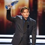 Johnny Depp, winner of Favorite Movie Icon award
