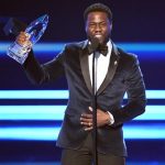 Kevin Hart, winner of Favorite Comedic Movie Actor award
