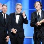 Clark Spencer and directors Rich Moore and Byron Howard for Best Motion Picture - Animated for "Zootopia"