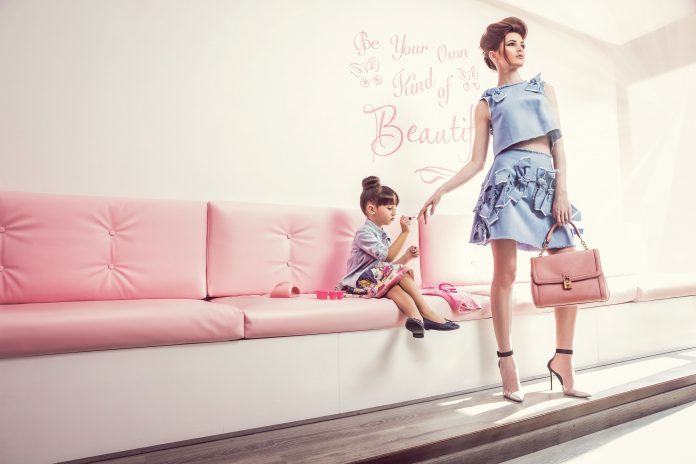 Top & skirt by Fyodor Golan, available at HIP Pearl wearing top & necklace, available at H&M