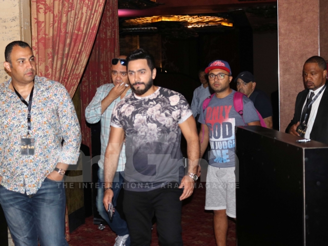 Tamer Hosny's Hand and Foot Print at the TCL Chinese Theater