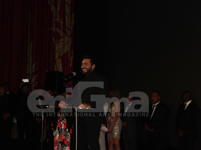 Tamer Hosny's Hand and Foot Print at the TCL Chinese Theater
