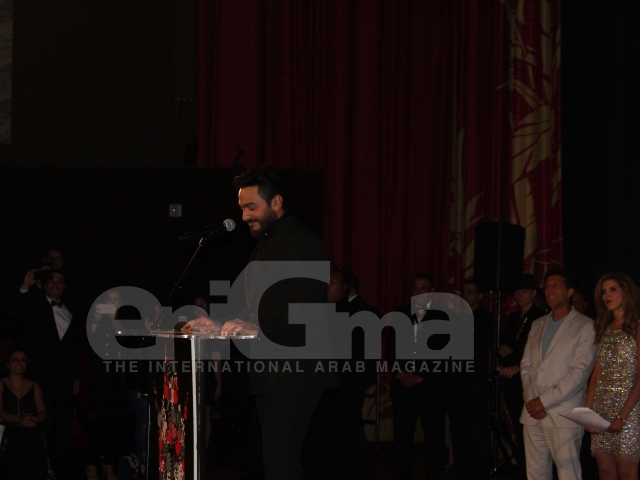 Tamer Hosny's Hand and Foot Print at the TCL Chinese Theater