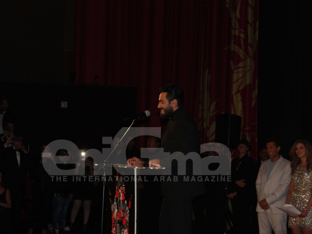 Tamer Hosny's Hand and Foot Print at the TCL Chinese Theater