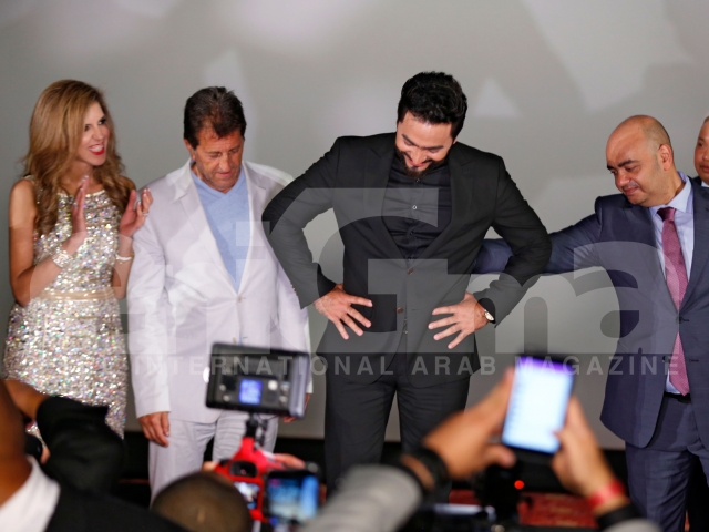 Tamer Hosny's Hand and Foot Print at the TCL Chinese Theater