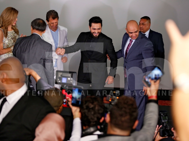 Tamer Hosny's Hand and Foot Print at the TCL Chinese Theater
