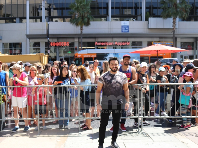 Tamer Hosny's Hand and Foot Print at the TCL Chinese Theater