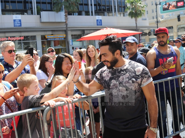 Tamer Hosny's Hand and Foot Print at the TCL Chinese Theater