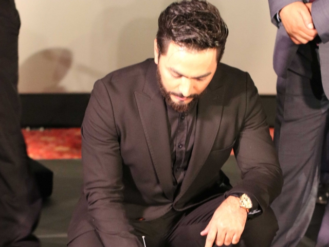 Tamer Hosny's Hand and Foot Print at the TCL Chinese Theater