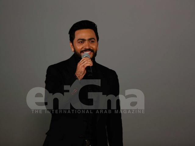 Tamer Hosny's Hand and Foot Print at the TCL Chinese Theater