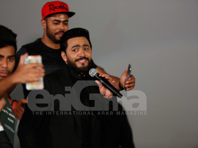 Tamer Hosny's Hand and Foot Print at the TCL Chinese Theater