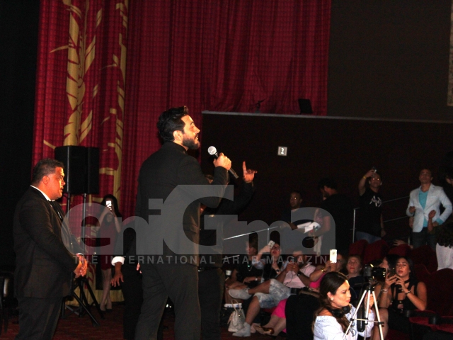 Tamer Hosny's Hand and Foot Print at the TCL Chinese Theater