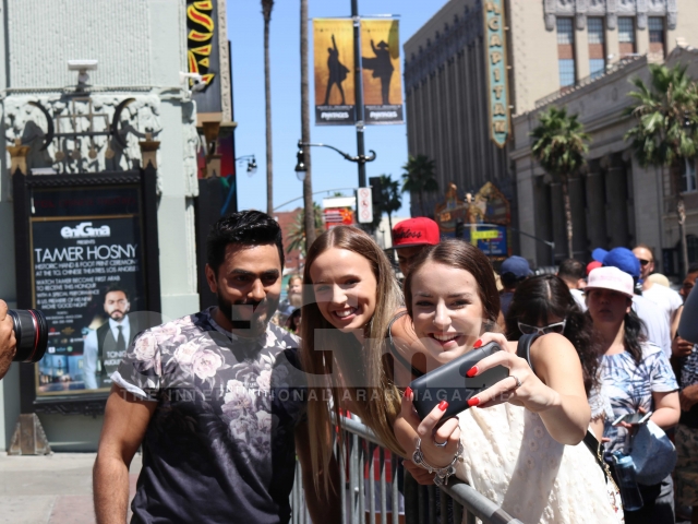 Tamer Hosny's Hand and Foot Print at the TCL Chinese Theater