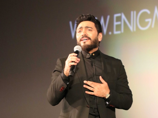 Tamer Hosny's Hand and Foot Print at the TCL Chinese Theater