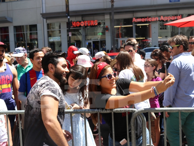 Tamer Hosny's Hand and Foot Print at the TCL Chinese Theater