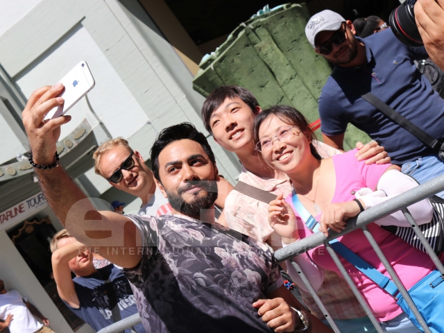 Tamer Hosny's Hand and Foot Print at the TCL Chinese Theater