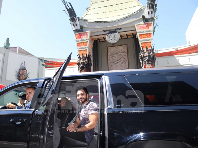 Tamer Hosny's Hand and Foot Print at the TCL Chinese Theater