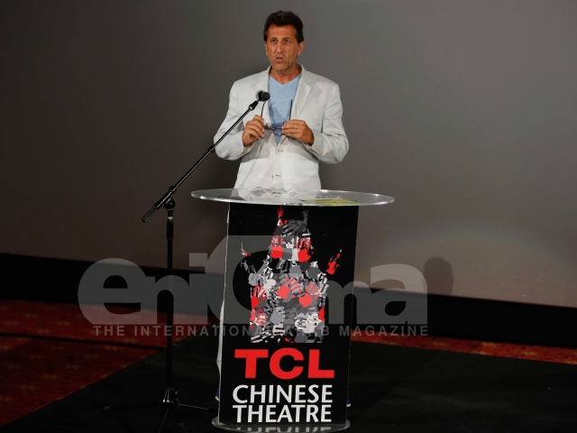 Tamer Hosny's Hand and Foot Print at the TCL Chinese Theater