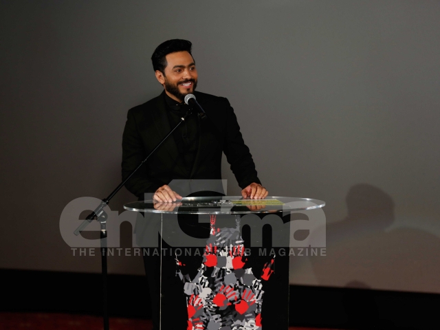 Tamer Hosny's Hand and Foot Print at the TCL Chinese Theater