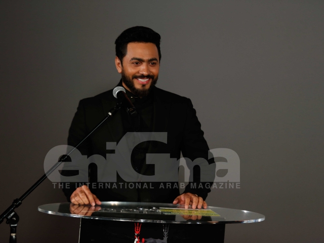 Tamer Hosny's Hand and Foot Print at the TCL Chinese Theater