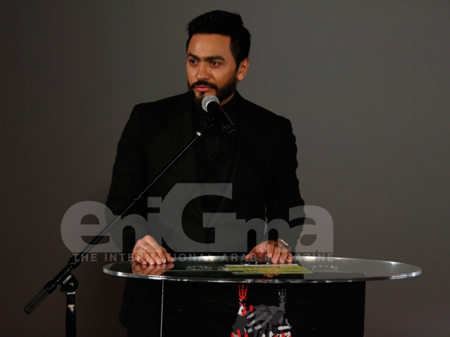 Tamer Hosny's Hand and Foot Print at the TCL Chinese Theater
