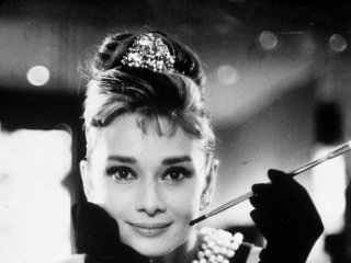 Audrey Hepburn in BREAKFAST AT TIFFANY'S 1961