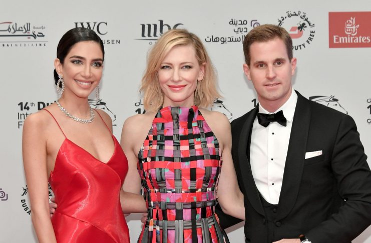 Jessica Kahawaty, Cate Blanchett & Oliver Bierhoff