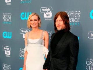 Actors Diane Kruger & Norman Reedu