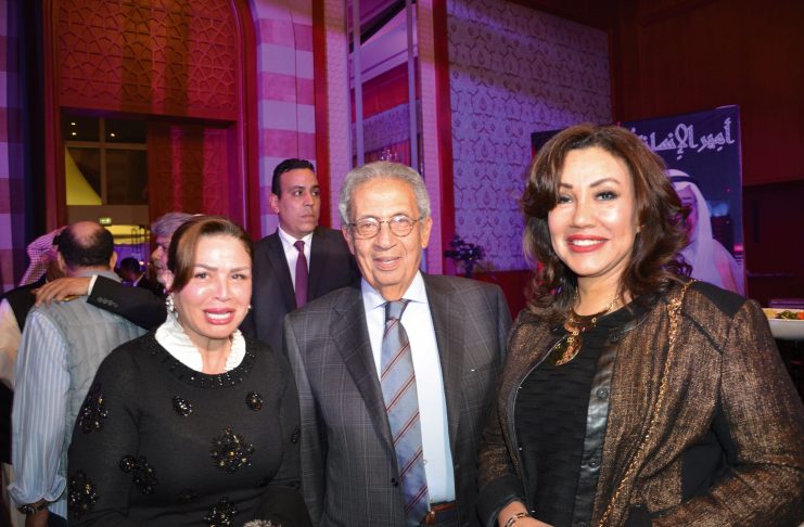 Elham Shaheen, Amr Moussa & Dr. Abla Abdelatif