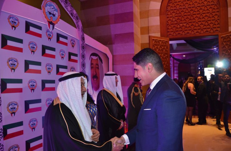 H.E. Ambassador Mohamed Saleh & Ahmed Abou Hasheema