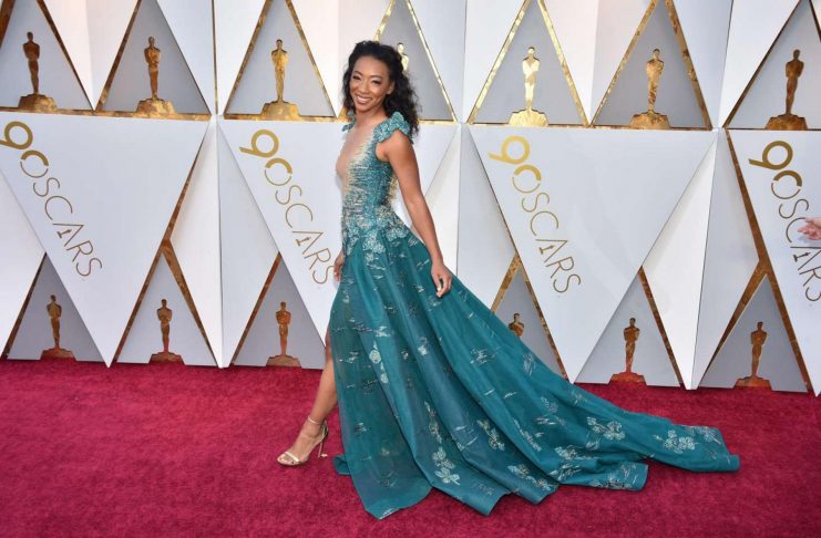 Betty Gabriel in Tony Ward Couture