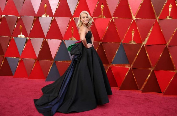 Kelly Ripa in Christian Siriano