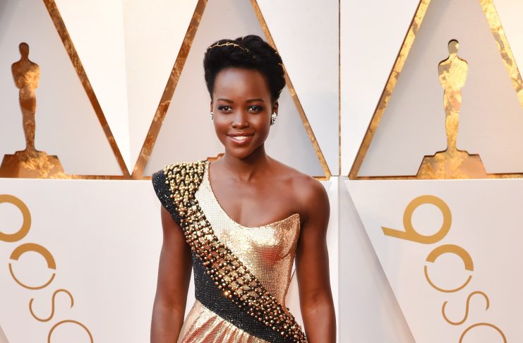 Lupita Nyong’o in custom Atelier Versace