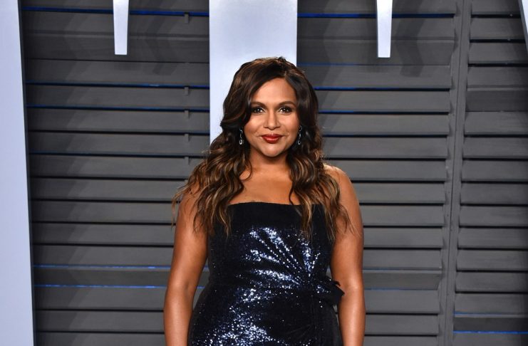 Mindy Kaling wearing Prabal Gurung