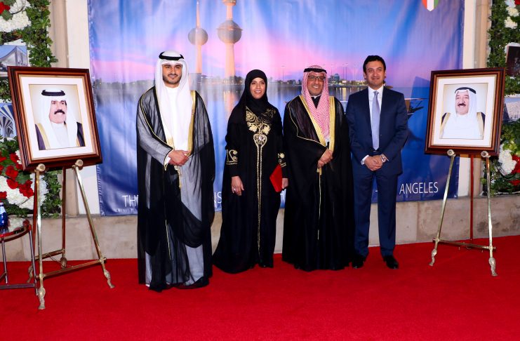 Mr. Lourdes Saab, Ms. Dilpreet Sidhu, H.E. Faisal AlHouli & H.E. Khalid ALSada