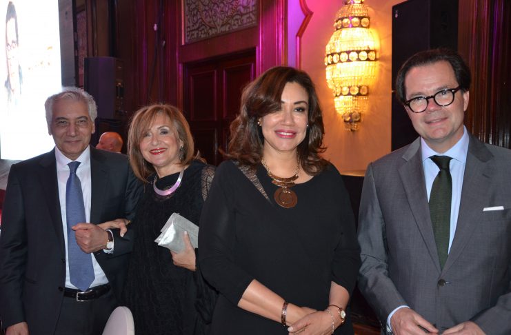 Dr. Ahmed Galal, Ms. Samia Shihata, Dr. Abla Abdel Latif & the French Ambassador, Stephane Rotet