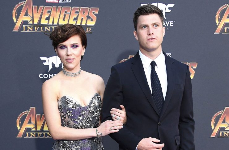 Scarlett Johansson & Colin Jost
