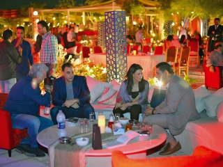 Mr. Basil El Baz, Mr. Karim Helal, Dr. Rania El Mashat & Mr. Amr Badr