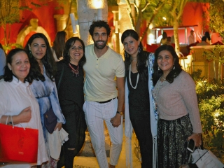 Ms. Farida Khamis, Mrs. Midge, Mrs. Lamia Mohassab & guests
