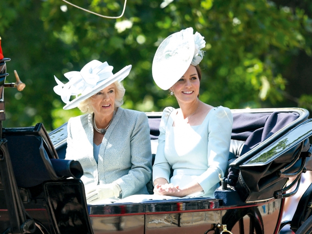 The Duchess of Cornwall and Duchess of Cambridge