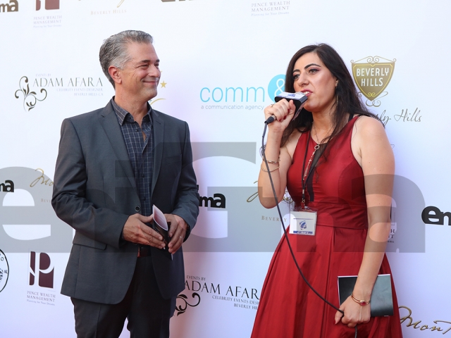The film producer Malek Akkad at the 4th Celebration of Arab Glamour & Success at the Montage hotel in Beverly Hills.