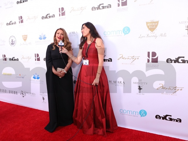 The Egyptian superstar, Laila Eloui at the 4th Celebration of Arab Glamour & Success at the Montage hotel in Beverly Hills.