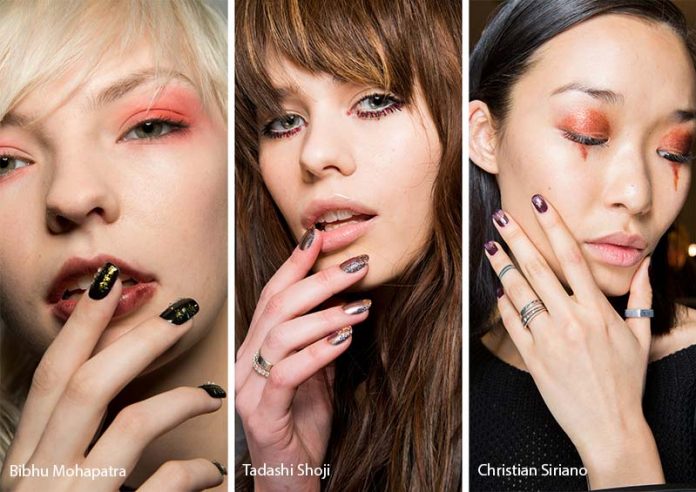 fall_winter_2017_2018_nail_art_manicure_trends_glitter_nails