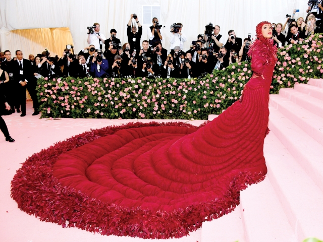 Cardi B in Thom Browne