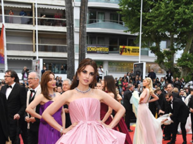 Dorra Zarrouk in Ali Younes at the A Hidden Life premiere