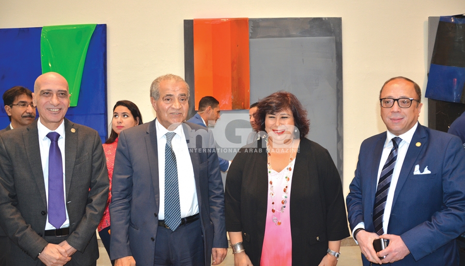 Dr. Khaled Sorour, Dr. Alem Serhy, H.E. Minister Inas Abdel-Dayem & Dr. Ashraf Reda