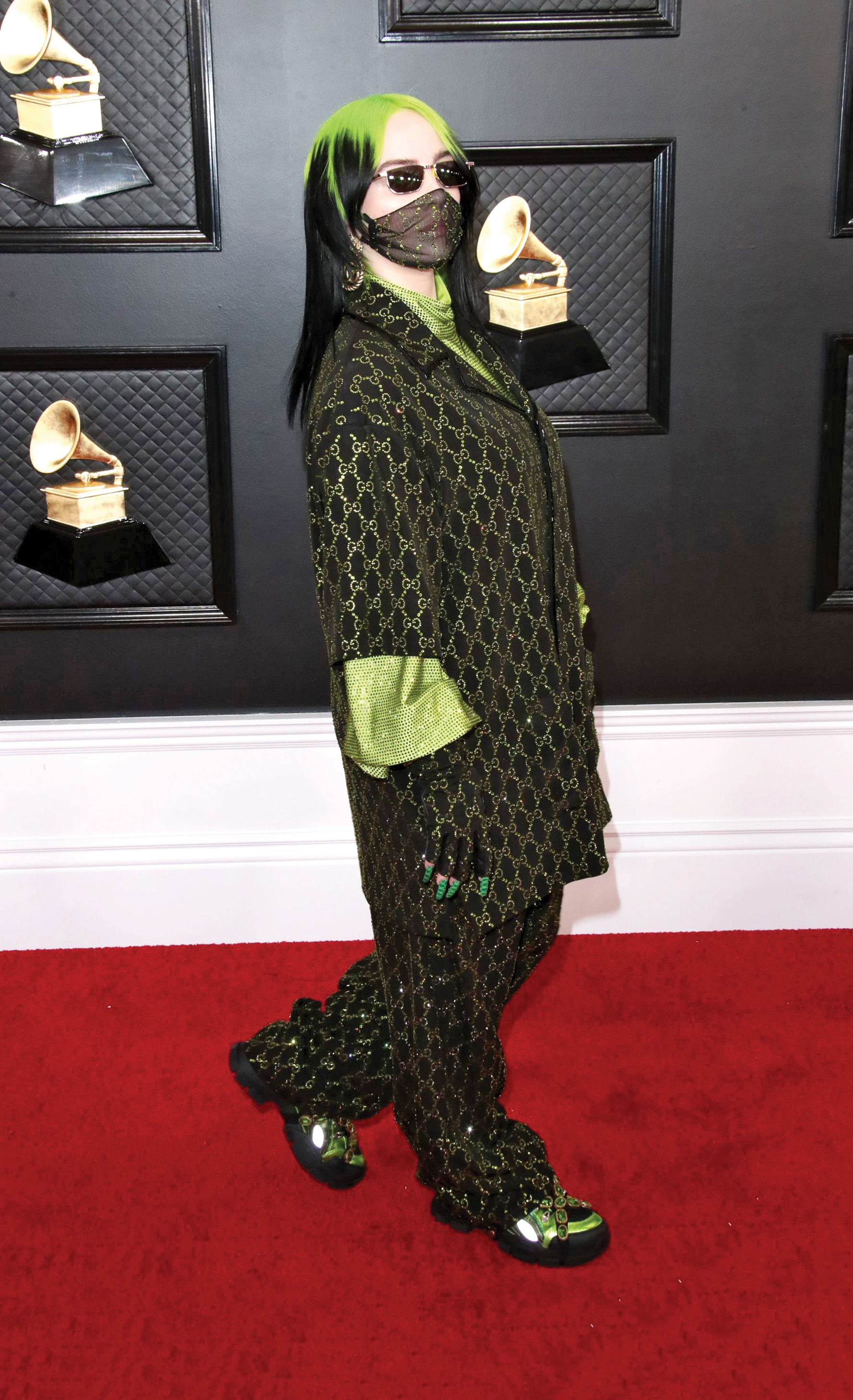 Billie Eilish in Gucci
