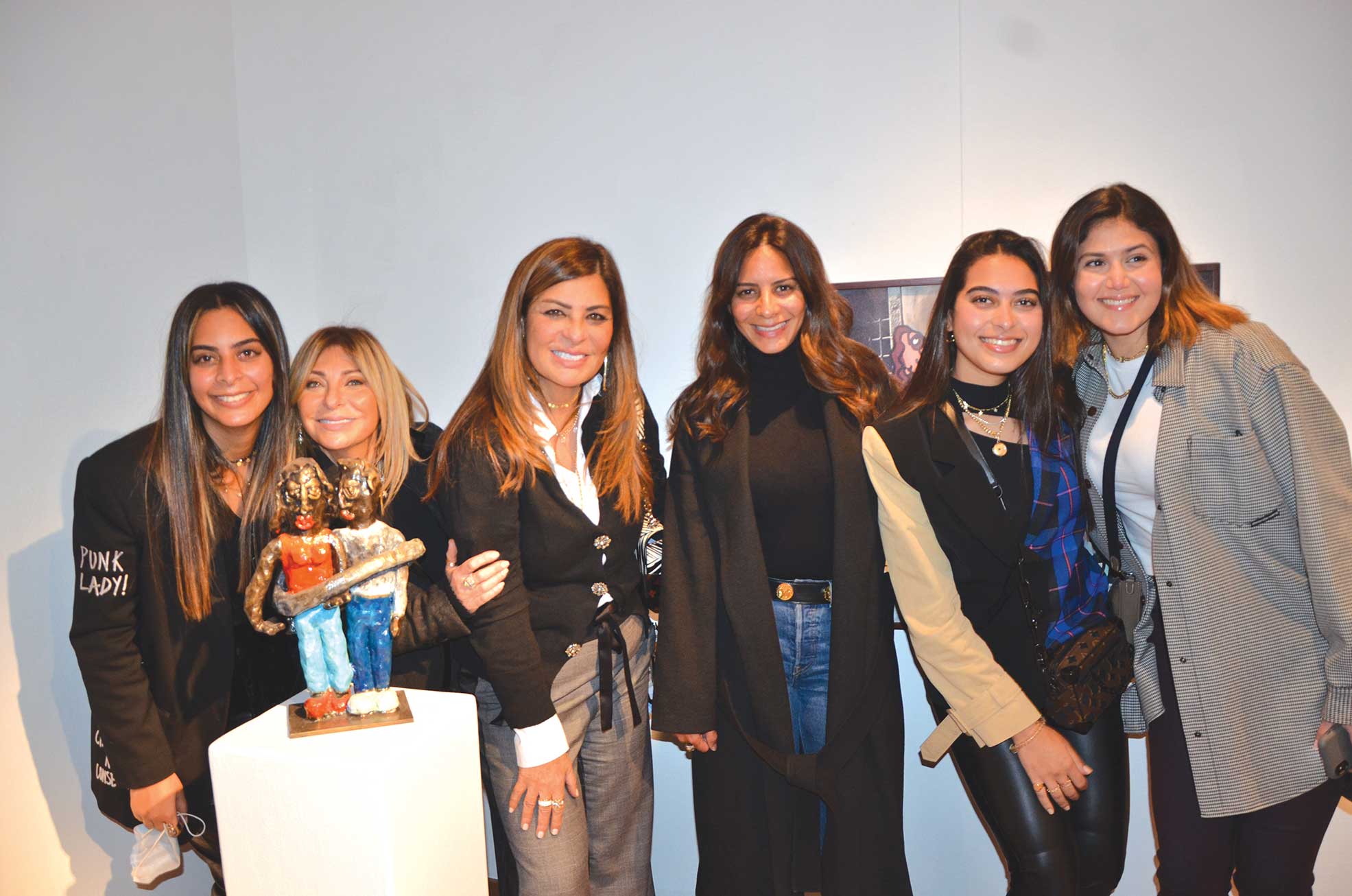 Ms. Yassmine El Hazek, Ms. Hadia Khayat, Ms.Hana Salama & guests